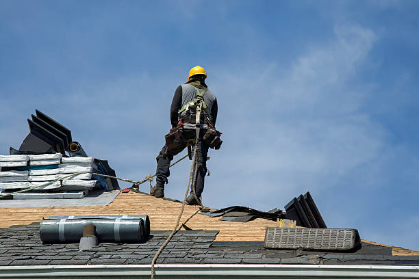 Professional Roofing technician working in Crosby, MN